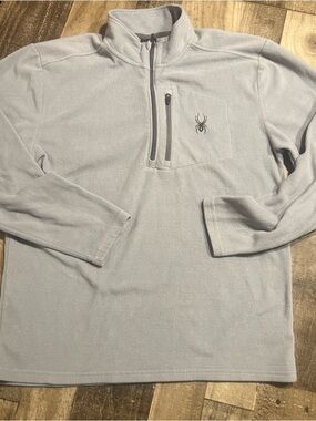 Spyder Light Gray Fleece Pullover with Tag